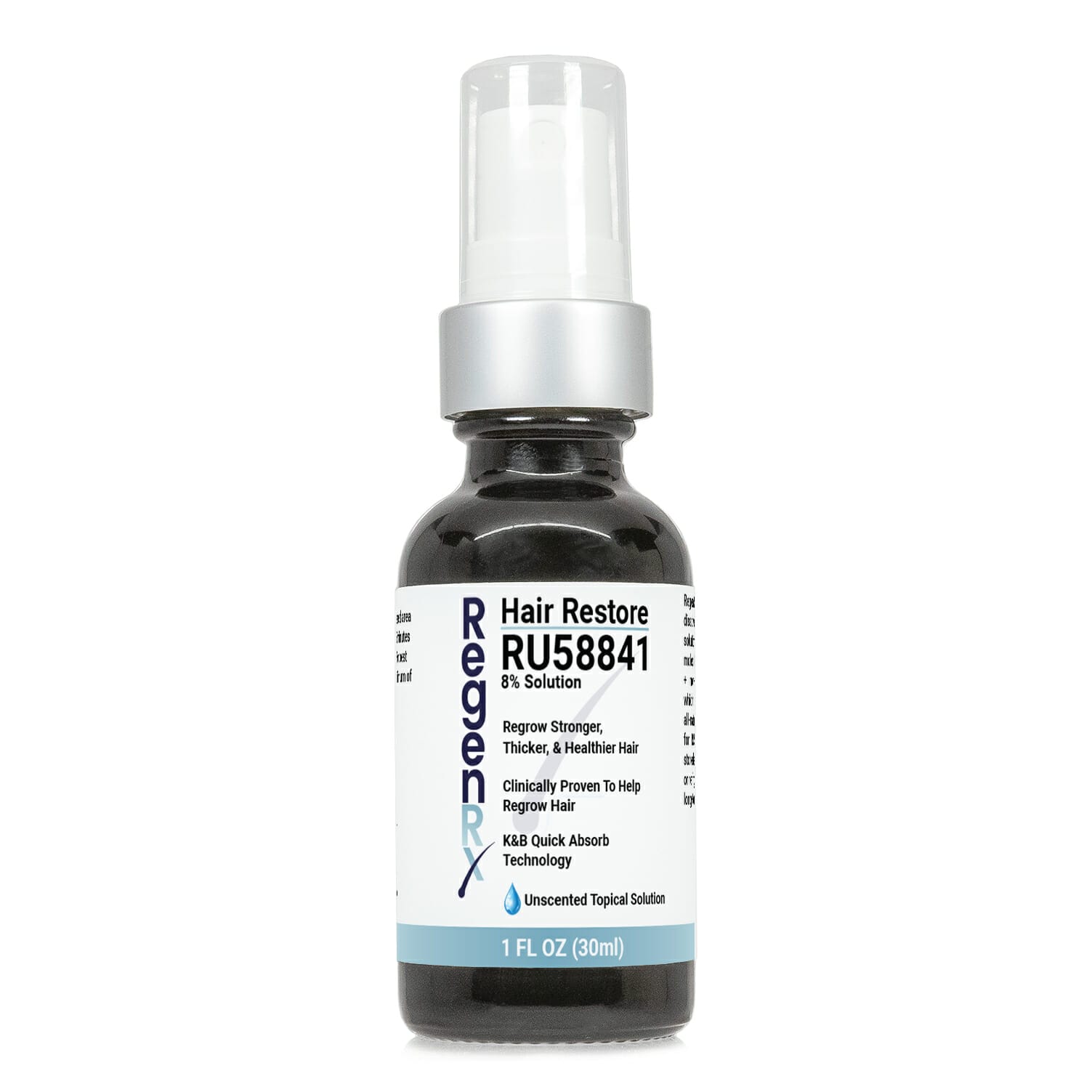 Hair Restore RU58841 – 8% K&B Solution 30mL Bottle - RegenRx Hair