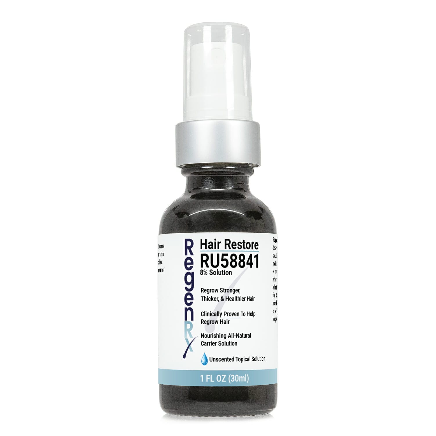 Hair Restore RU58841 – 8% Plant Based Solution 30mL Bottle