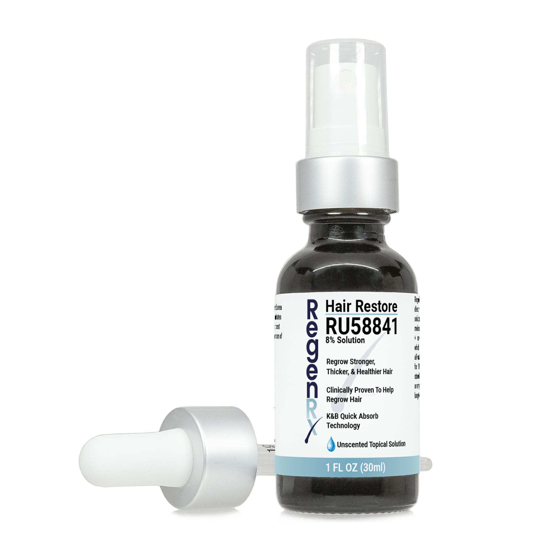 Hair Restore RU58841 – 8% K&B Solution 30mL Bottle - RegenRx Hair
